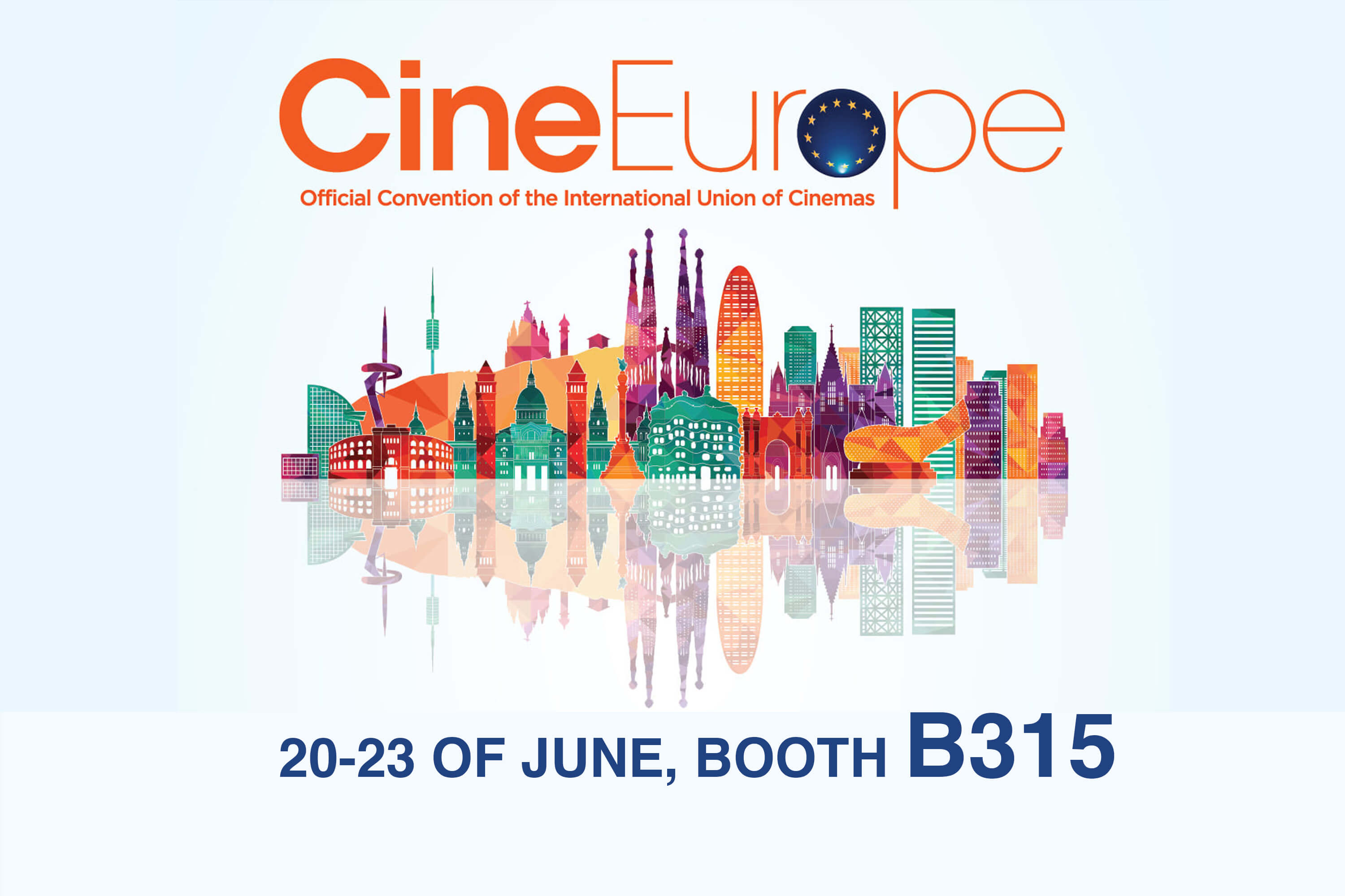 K+, together with Ferco and Quinette for another year at CineEurope 2022!